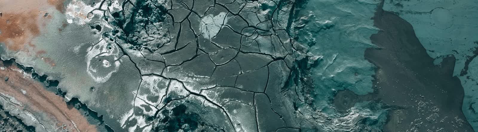 Atmospheric climate research-themed background for the About page